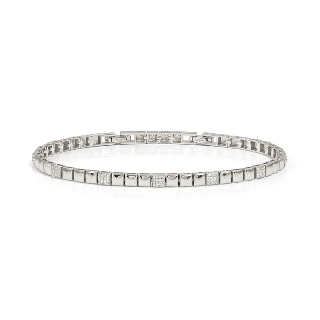 Bracciale In Argento Nomination Enigmatic Shine Zirconi Bianchi 242403/010