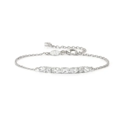 Bracciale In Argento Nomination Colour Wave Zirconi Bianchi 149852/031