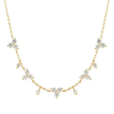 Girocollo in Argento Nomination Life Bouquet con Zirconi Bianchi 242507/012