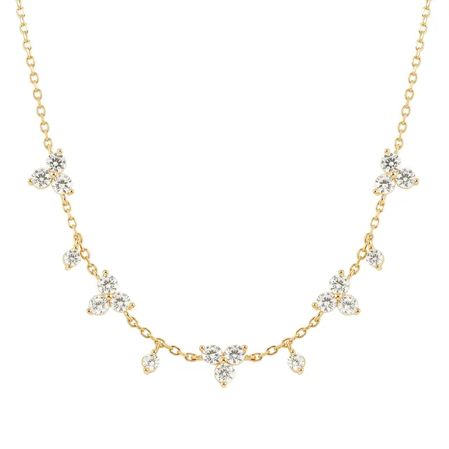 Girocollo in Argento Nomination Life Bouquet con Zirconi Bianchi 242507/012