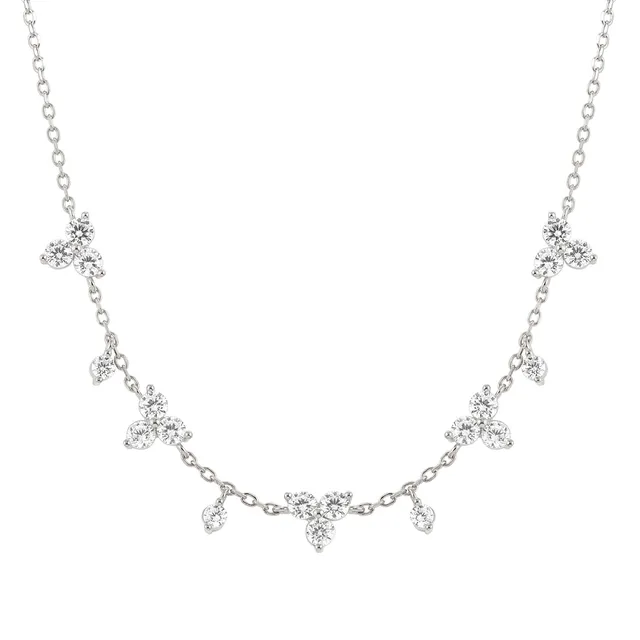 Girocollo in Argento Nomination Life Bouquet con Zirconi Bianchi 242507/010