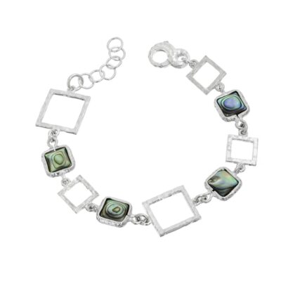 Bracciale Abissi in Argento Naturale Athena con Conghiglie BR3043