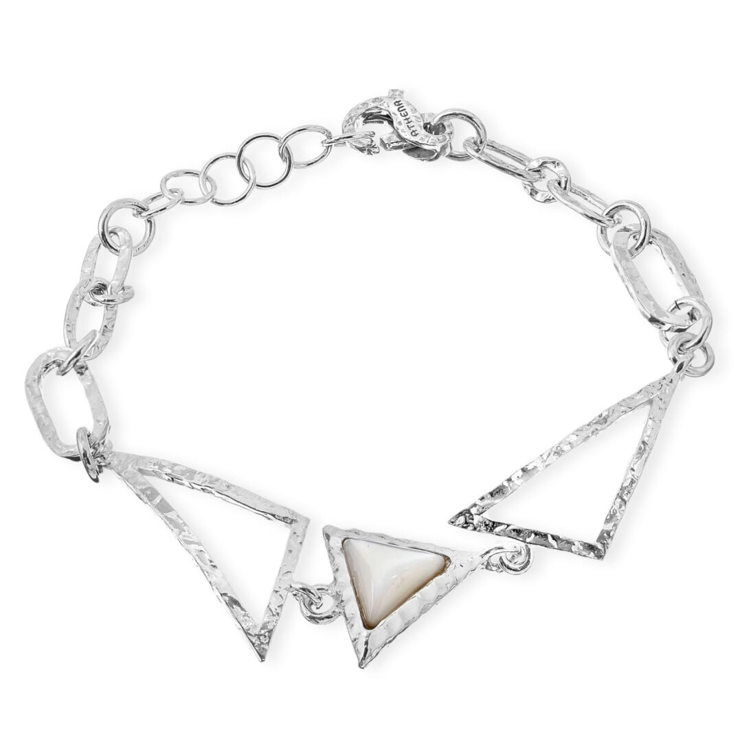 Bracciale Nyssa in Argento Naturale Athena con Con Madreperla BR3217