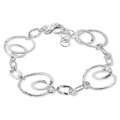 Bracciale Origine in Argento Naturale Athena con Cerchi BR3210