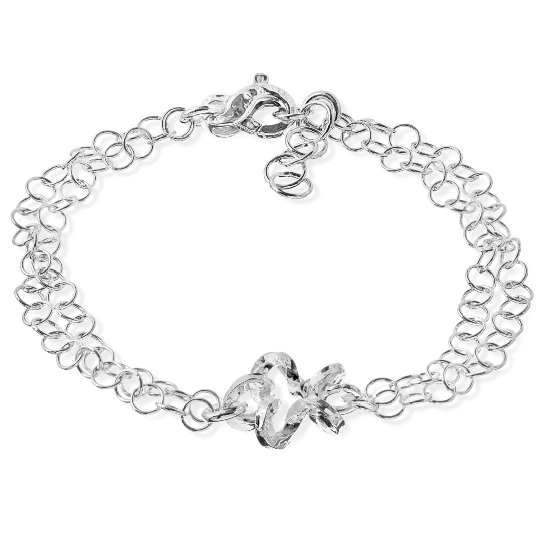 Bracciale Astrea in Argento Naturale Athena con Con Spirale Tonda OR3216