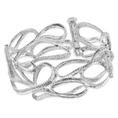 Bracciale Semirigido Atena in Argento Naturale Athena Lavorato BR3219