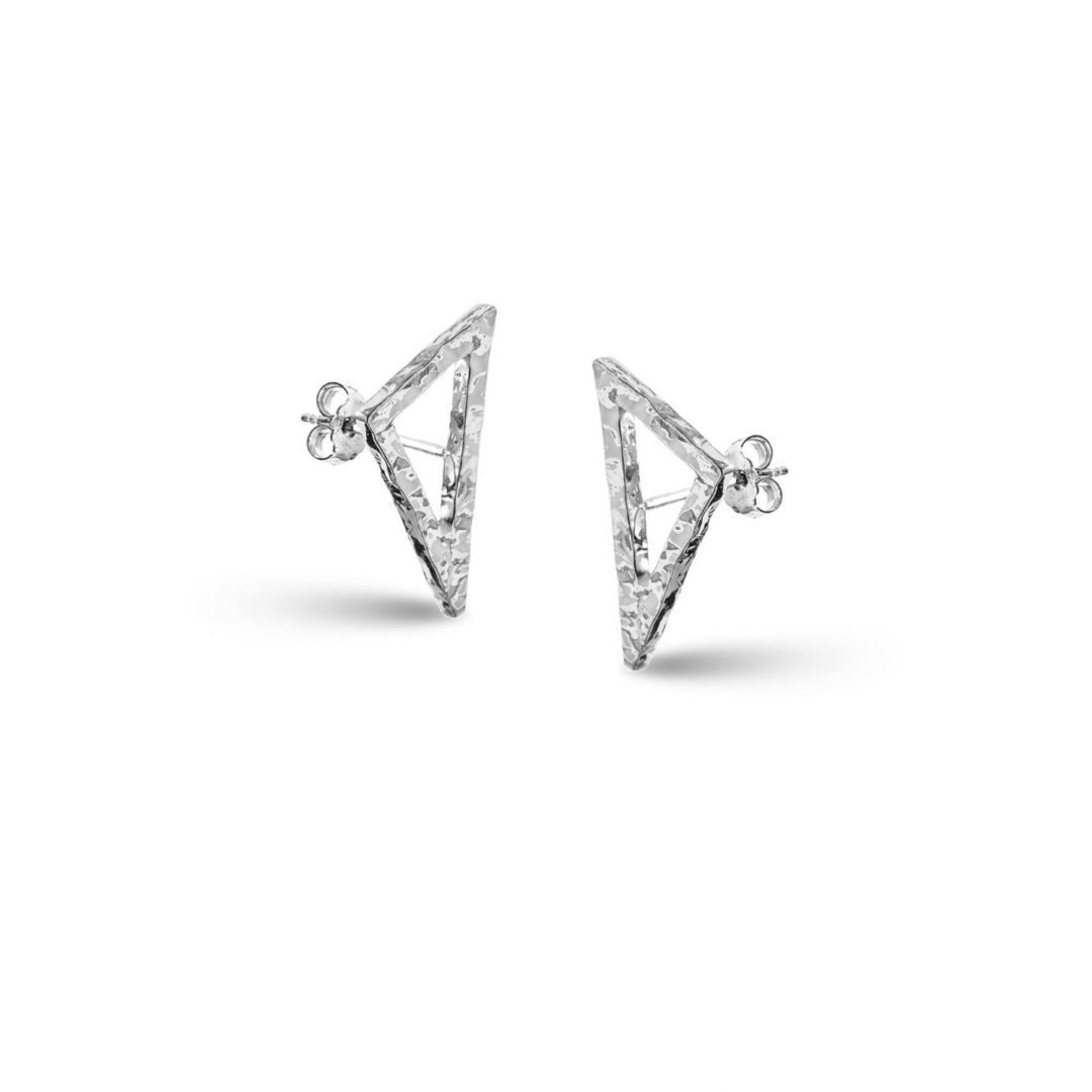 Orecchini a Lobo Arche’ In Argento Athena Con Triangoli OR7771