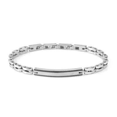 Bracciale Acciaio Uomo Nomination Strong Diamond Targhetta 028338/058