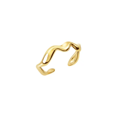 Anello Breil in Acciaio Dorato TJ3912