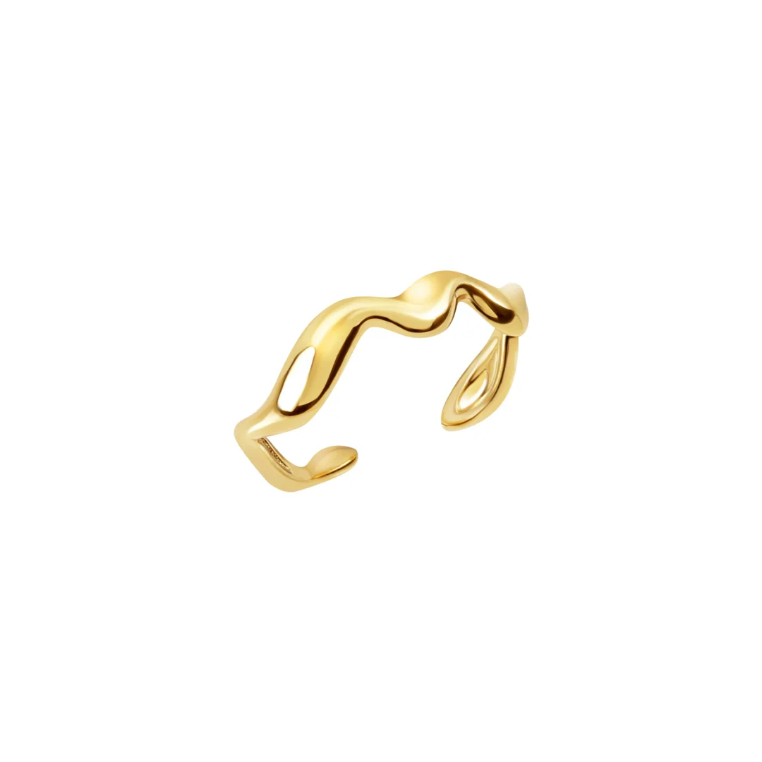 Anello Breil in Acciaio Dorato TJ3912