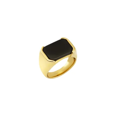 Anello Uomo Breil Seal in Acciaio Dorato TJ351misura 23