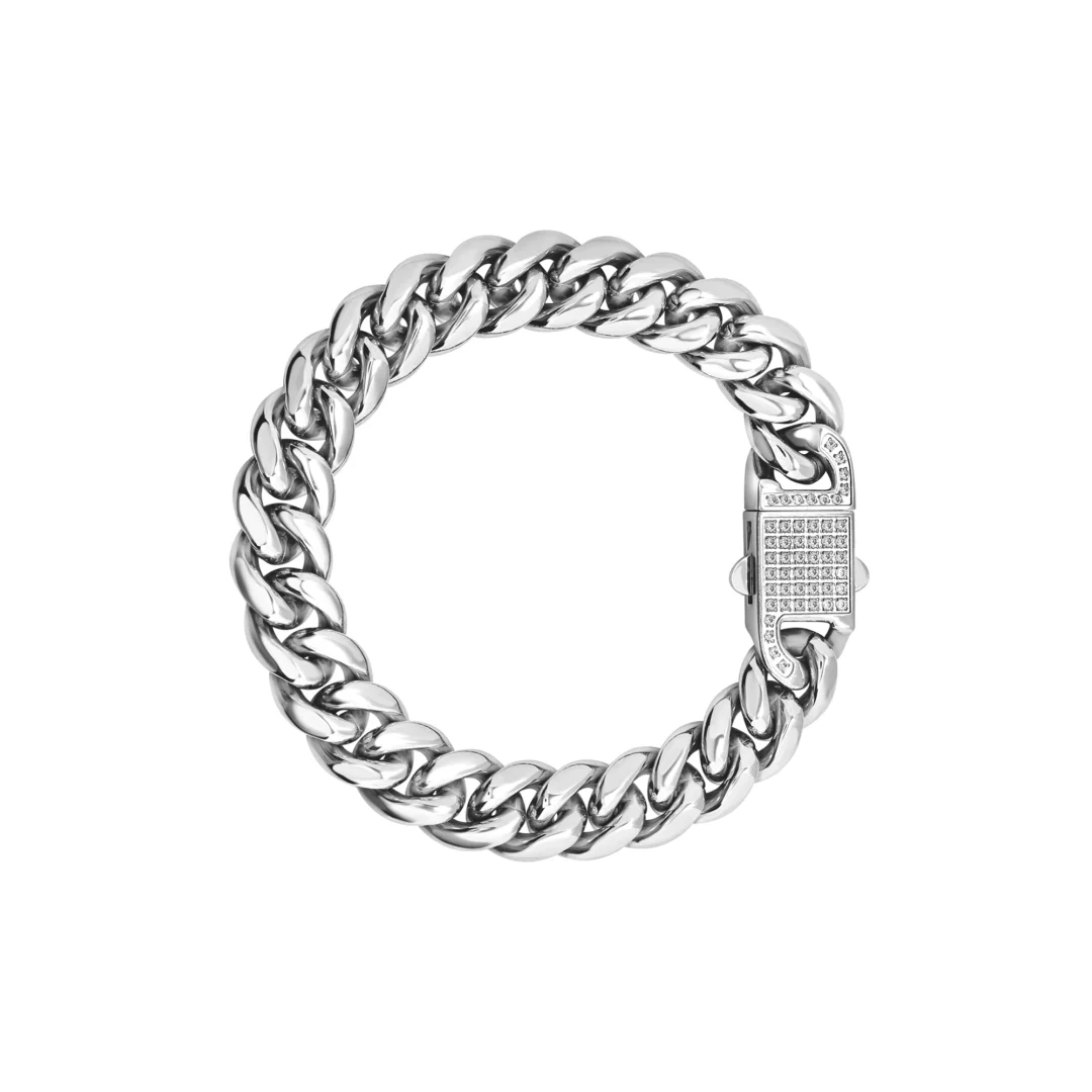 Bracciale Uomo in Acciaio Breil Steel & Spark Tj3979 Misura L