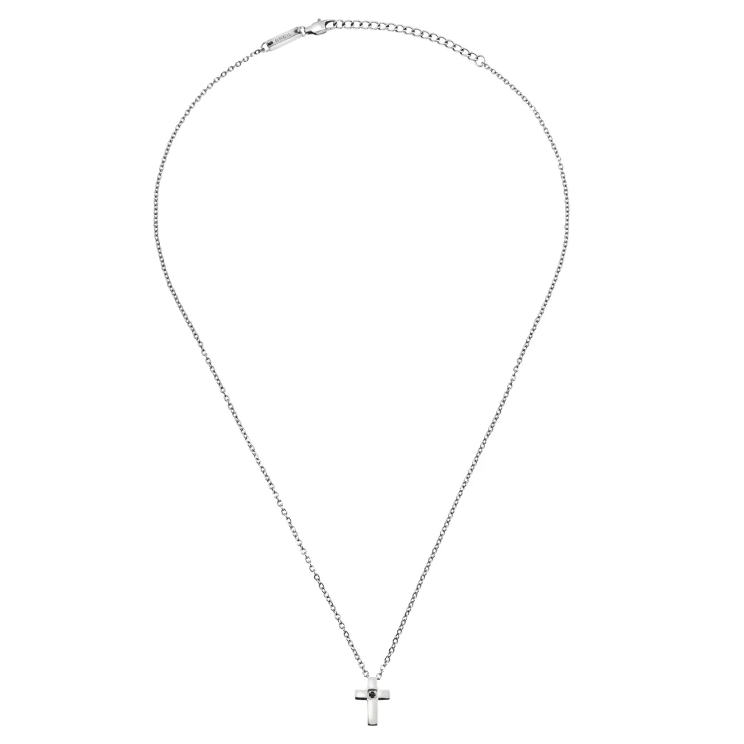 Collana Acciaio Uomo Breil Black Diamond Tj3984 - immagine 3