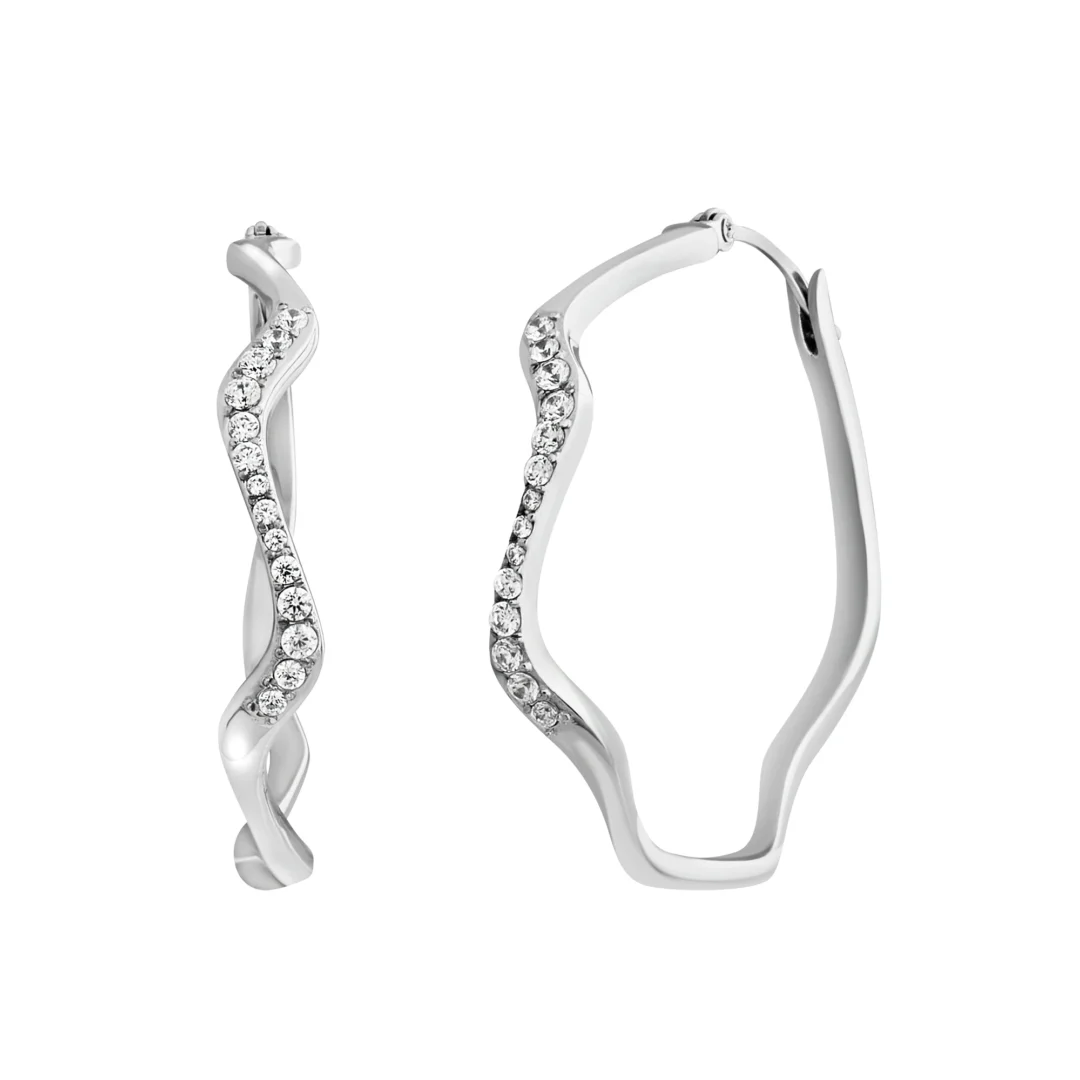 Orecchini in Acciaio Breil Zig Zag Tj 3909