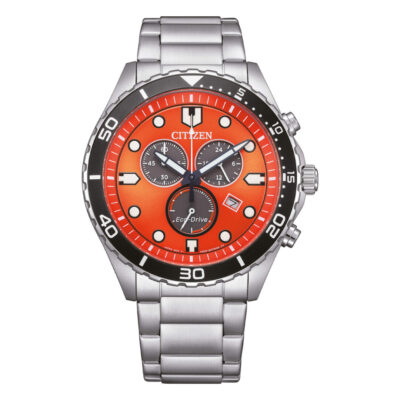 Citizen Uomo Ecodrive in Acciaio Sport Crono AT2560-84X