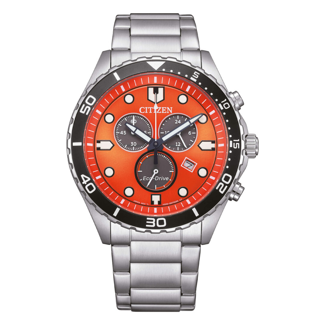 Citizen Uomo Ecodrive in Acciaio Sport Crono AT2560-84X