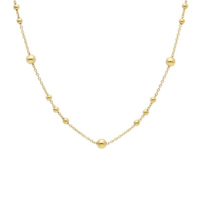 Girocollo in Oro Giallo 750 con Piccole Palline