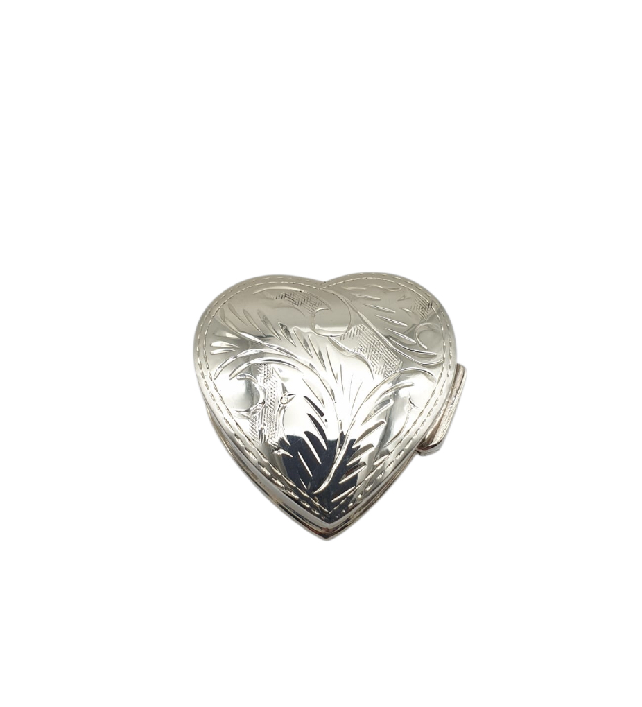 Scatolina Portapastiglie in argento 925 a Cuore - immagine 2