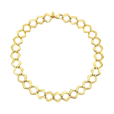 Collana Acciaio Dorato Donna Breil Elonge TJ4101