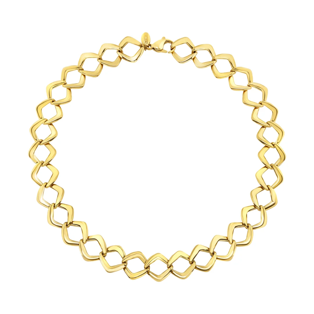 Collana Acciaio Dorato Donna Breil Elonge TJ4101