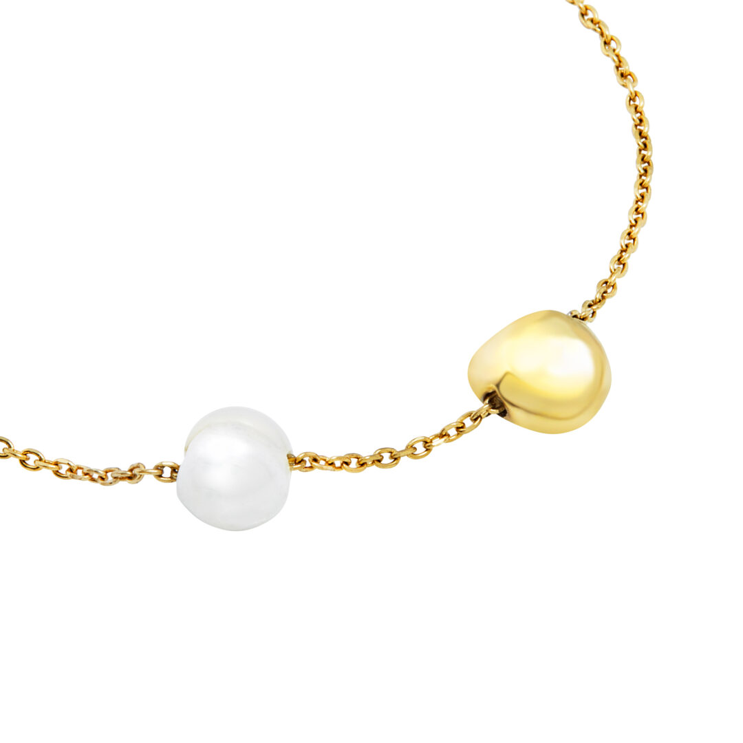 Bracciale Donna Acciaio Dorato Breil B Rocks Tj3784 - immagine 2