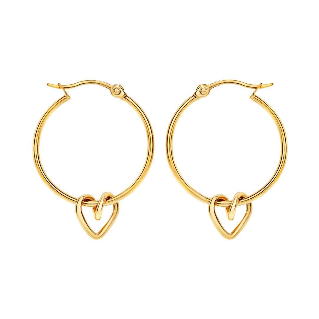 Orecchini in Acciaio Dorato Breil B&Me Tj4027 - immagine 2