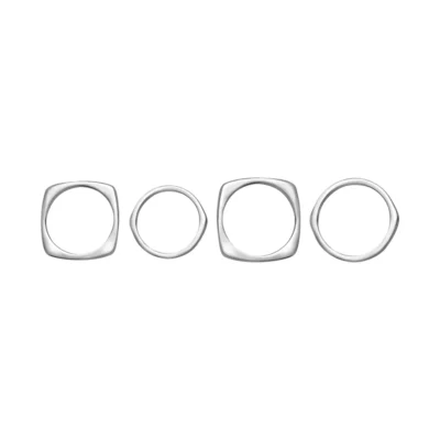 Anello Breil in Acciaio Tetra TJ4045 misura piccola
