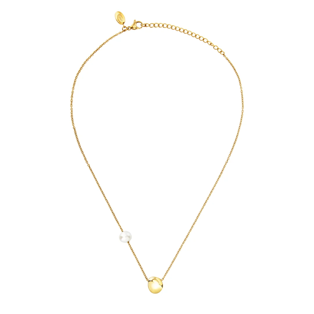 Collana Acciaio Dorato Donna B Rocks TJ3782