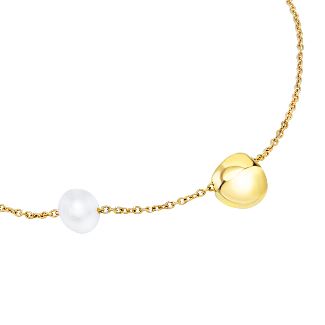 Collana Acciaio Dorato Donna B Rocks TJ3782 - immagine 3