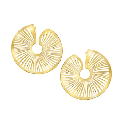 Orecchini in Acciaio Dorato Breil B Whisper Tj4083