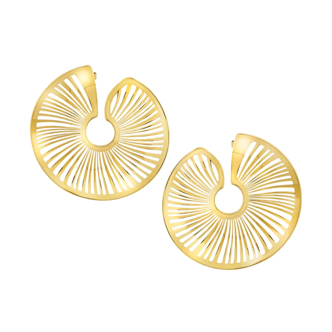 Orecchini in Acciaio Dorato Breil B Whisper Tj4083