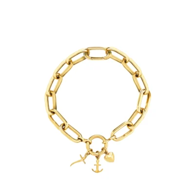 Bracciale Donna Acciaio Dorato Breil Love Times Tj4076
