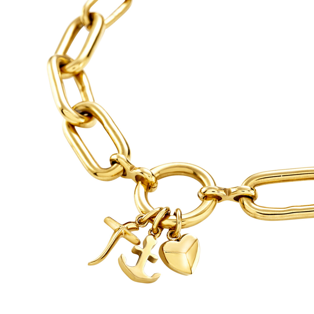 Collana Acciaio Dorato Donna Breil Love Ties Tj4074 - immagine 2