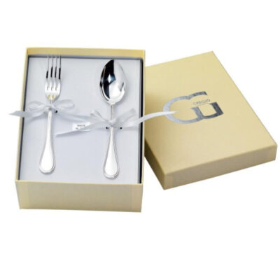 Set Posatine Bimbo per Pappa in Argento 800