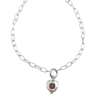 Girocollo Simboli In Argento Naturale Athena con Cuoricino CN6487C