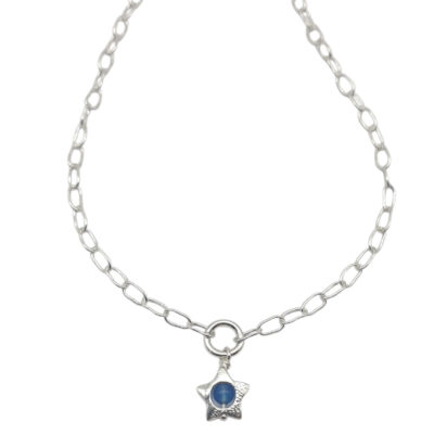 Girocollo Simboli In Argento Naturale Athena con Stellina CN6487ST