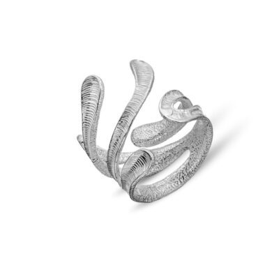Anello Nerea In Argento Naturale Athena a Onde AT1397/16