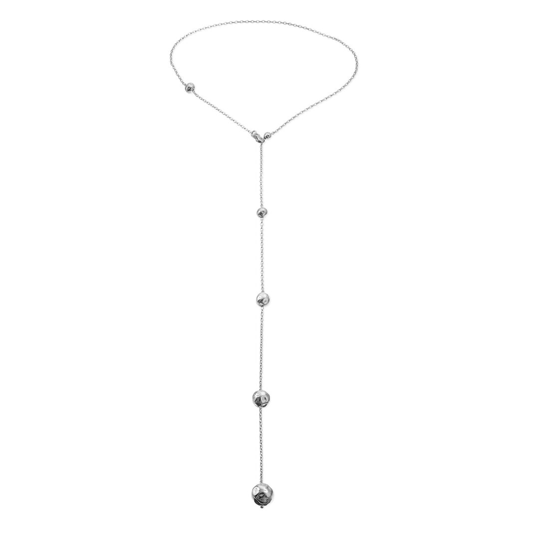 Girocollo Sfera In Argento Naturale Athena con Boule e Pendente CN6476