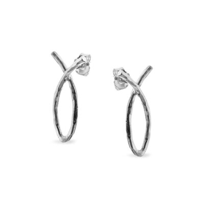 Orecchini a Lobo Infinity In Argento Athena con Infinito OR7794