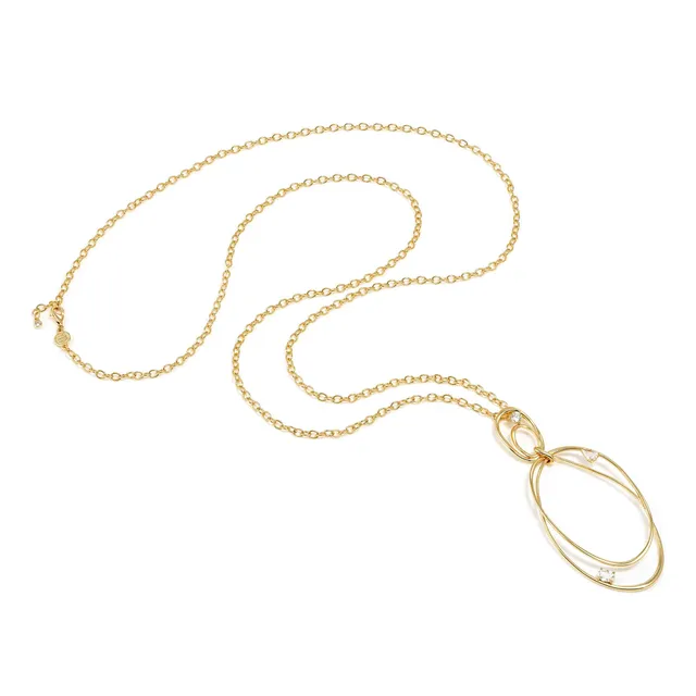 Collana My Rebel Art Lunga Nomination In Argento Doppio Ovale Grande 242809/012 - immagine 3