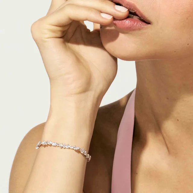 Bracciale In Argento Nomination Colour Wave con Pietre Bianche 149883/031 - immagine 2