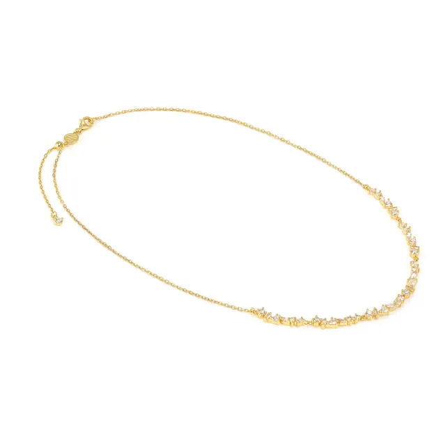 Girocollo in Argento Dorato Nomination Colour Wave con Pietre Bianche 149886/020 - immagine 2