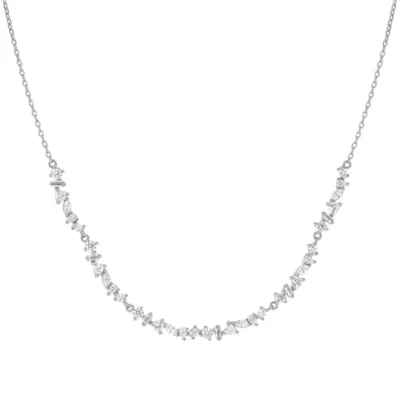 Girocollo in Argento Nomination Colour Wave con Pietre Bianche 149886/031