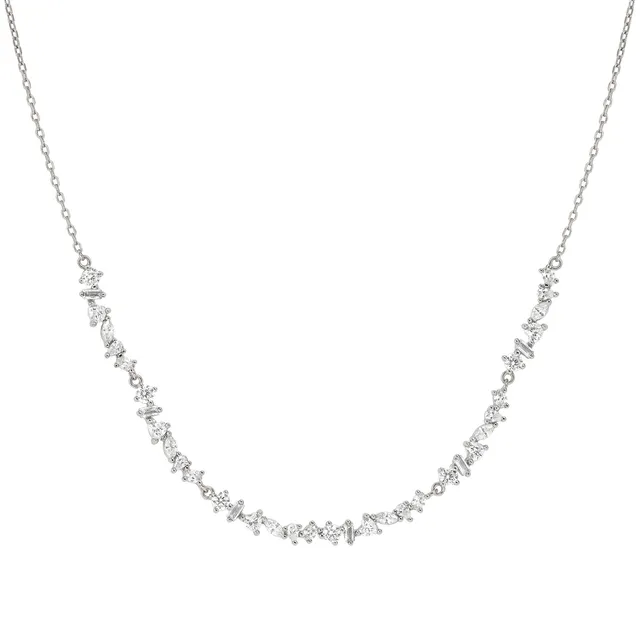 Girocollo in Argento Nomination Colour Wave con Pietre Bianche 149886/031
