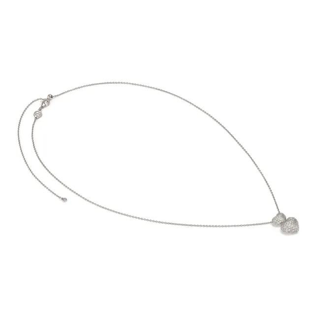 Girocollo in Argento Nomination Lifepoetry con Doppio Cuore 242706/004 - immagine 2