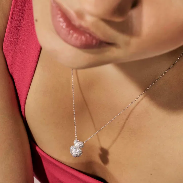 Girocollo in Argento Nomination Lifepoetry con Doppio Cuore 242706/004 - immagine 3