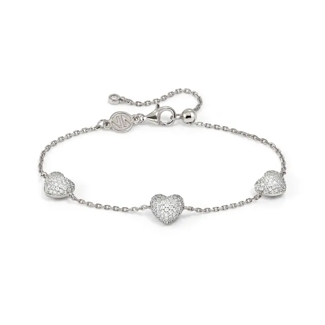 Bracciale In Argento Nomination Lifepoetry con Cuori Bombati 242703/004