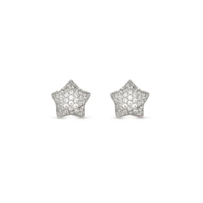 Orecchini Nomination in Argento Lifepoetry con Stelle Bombate 242707/007