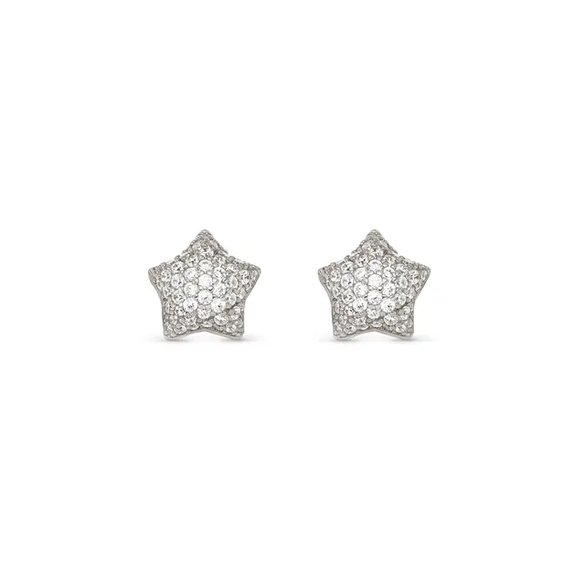 Orecchini Nomination in Argento Lifepoetry con Stelle Bombate 242707/007