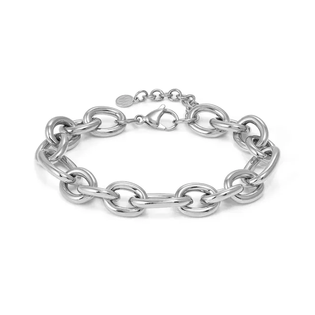 Bracciale Donna Acciaio Nomination Ecclettica Maglia Grande 134304/001